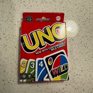 UNO Card Game with Customizable Wild Cards